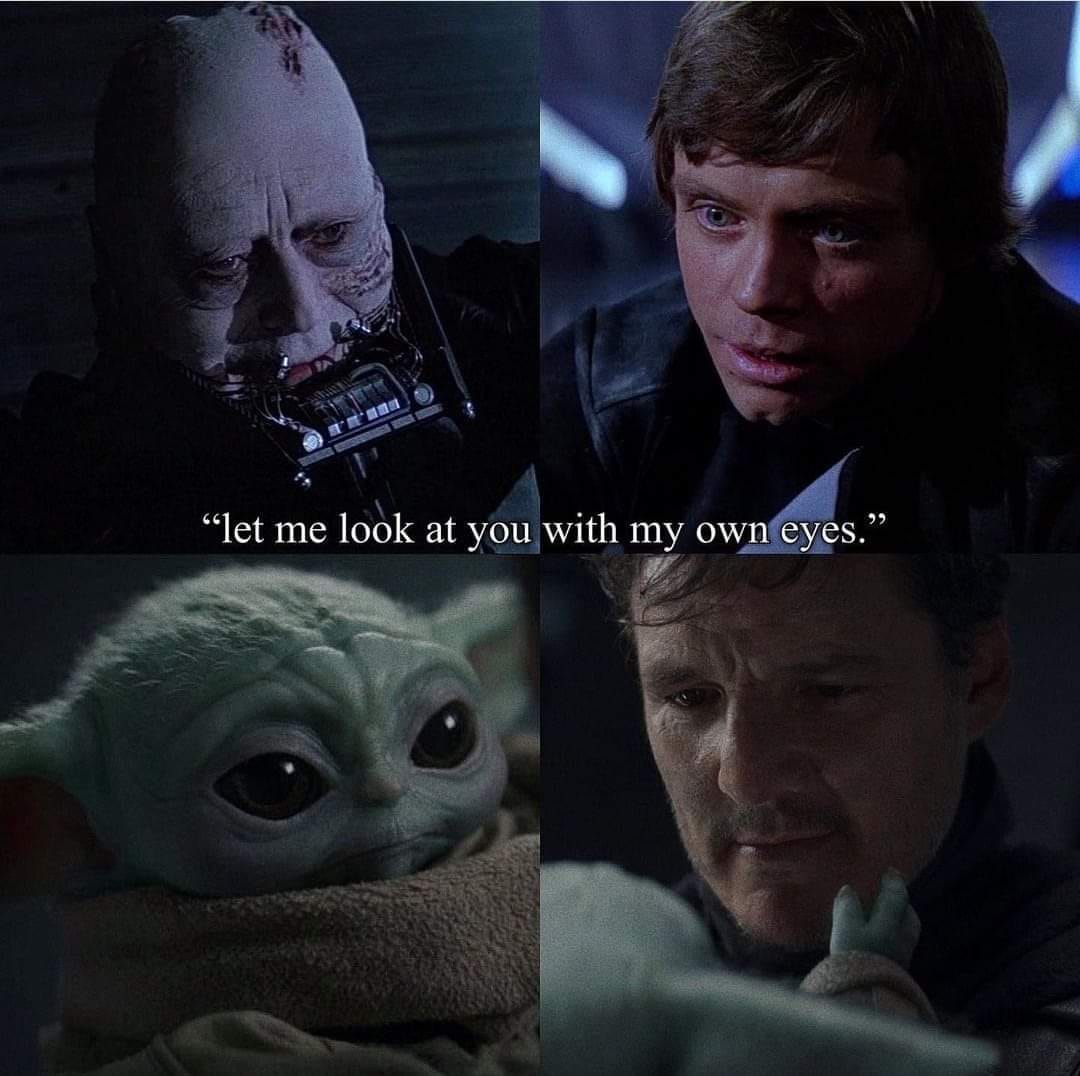 This meme is a still image from the 1983 film "Return of the Jedi" where Darth Vader is standing in a dark room, illuminated only by the glow of his lightsaber. The image shows Vader's expression as he says "When I left you, I was but the learner. Now I am the master." The meme is captioned "When you finally understand the concept of a 401(k)".